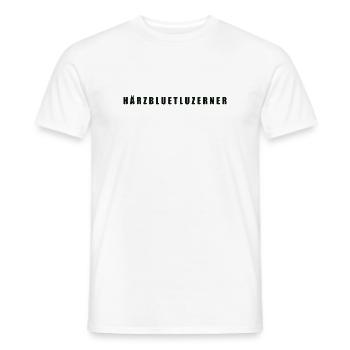 Härzbluetluzerner Kanton Luzern - Männer T-Shirt - Weiß - Vorne - AI Model Male 178 dark (178cm)