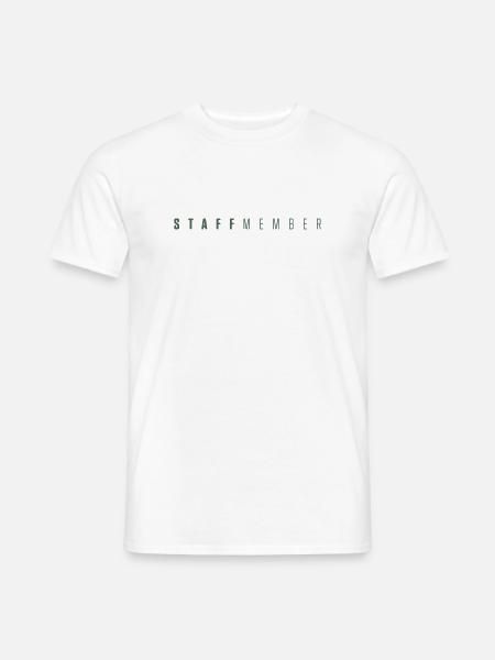 staff - Männer T-Shirt - Weiß