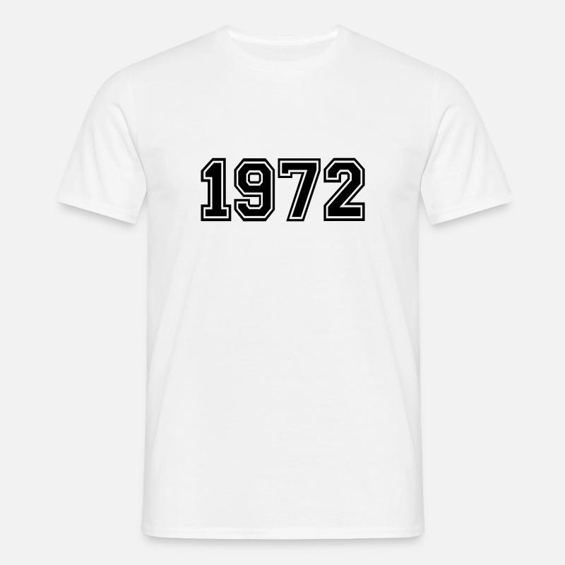1972 - Männer T-Shirt - Weiß