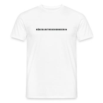 Härzbluetneuenburgerin Kanton Neuenburg - Männer T-Shirt - Weiß - Vorne - AI Model Male 178 dark (178cm)
