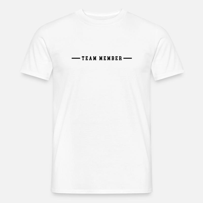 Team Member - Männer T-Shirt - Weiß