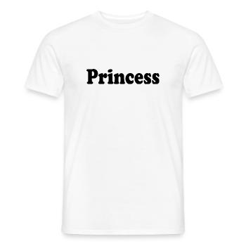 Princess - Männer T-Shirt - Weiß - Vorne - AI Model Male 178 dark (178cm)