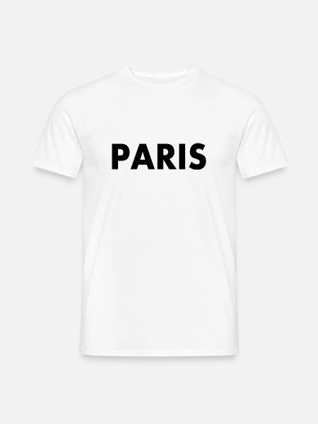 Paris - T-shirt homme - blanc