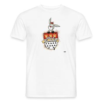 Kölle ALaaf mit niedlichem Esel Karneval Kostüm - Männer T-Shirt - Weiß - Vorne - AI Model Male 178 dark (178cm)