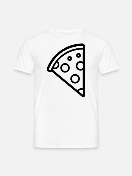 Pizza slice - Men's T-Shirt - white