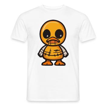 Duck Halloween Animal - Men's T-Shirt - white - Front - AI Model Male 178 dark (178cm)