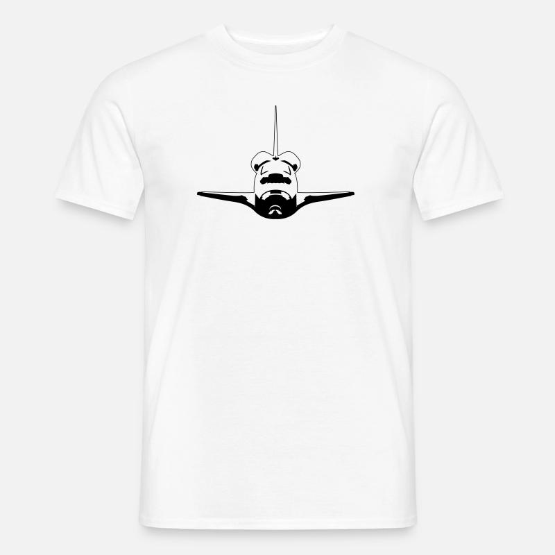 Space Shuttle - Männer T-Shirt - Weiß