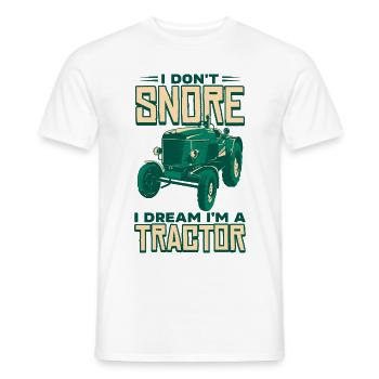 Farm Farming Farmer - Men's T-Shirt - white - Front - AI Model Male 178 dark (178cm)