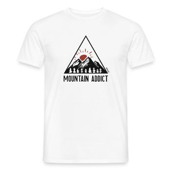 Chemise d’alpinisme Mountain Addict - T-shirt homme - blanc - Devant - AI Model Male 178 dark (178cm)