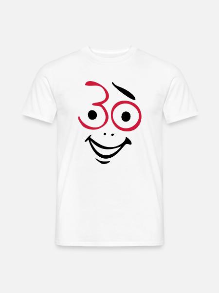 Juhu 30 ans! - T-shirt homme - blanc