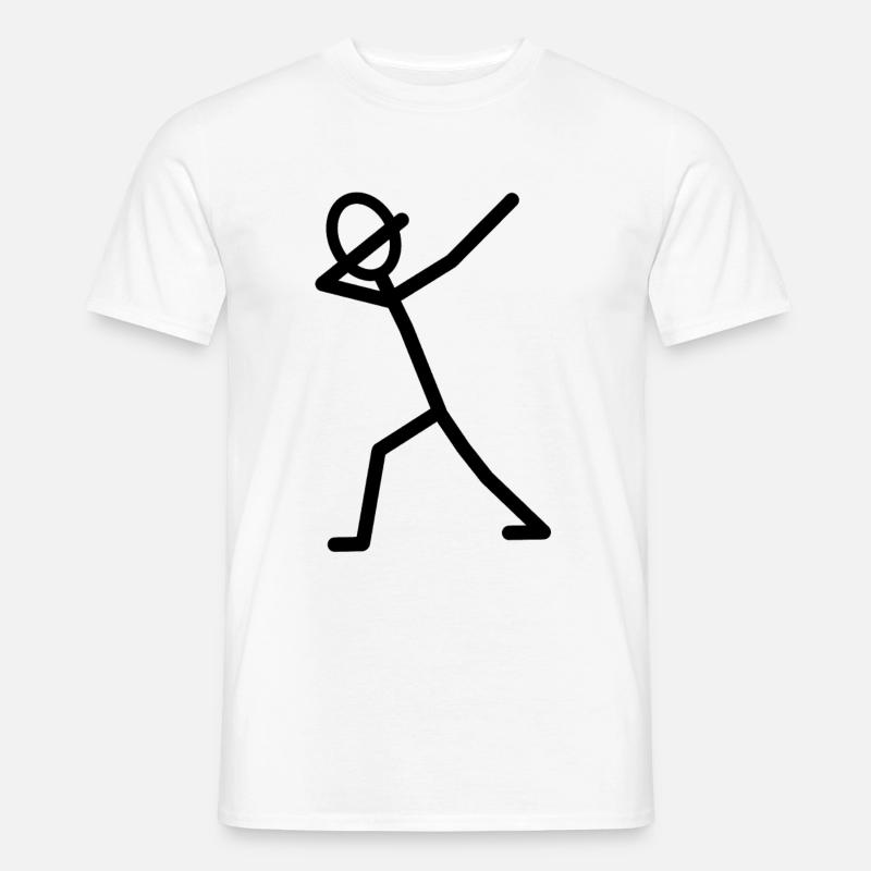 DAB DÄB Jubel Geschenkidee - Männer T-Shirt - Weiß