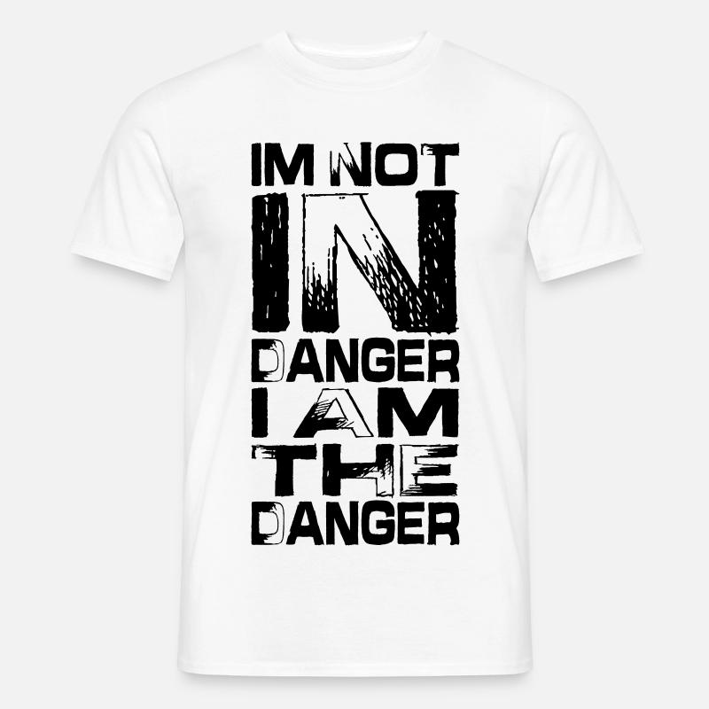 Minimalistischer Horizont - Männer T-Shirt - Weiß