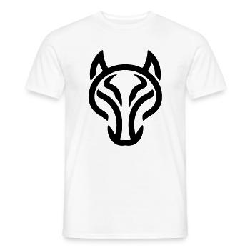 Loup - T-shirt homme - blanc - Devant - AI Model Male 178 dark (178cm)