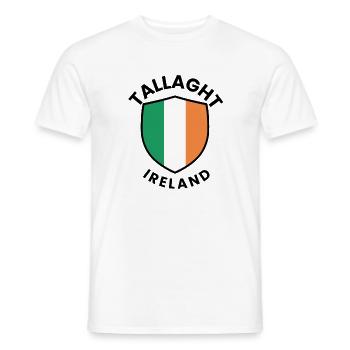 Bouclier irlandais de Tallaght - T-shirt homme - blanc - Devant - AI Model Male 178 dark (178cm)