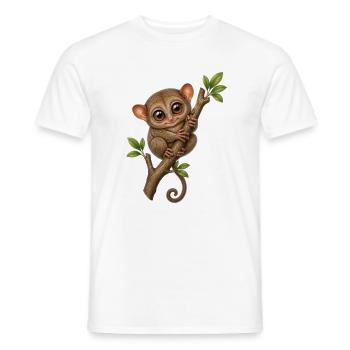 Koboldmaki  - Männer T-Shirt - Weiß - Vorne - AI Model Male 178 dark (178cm)