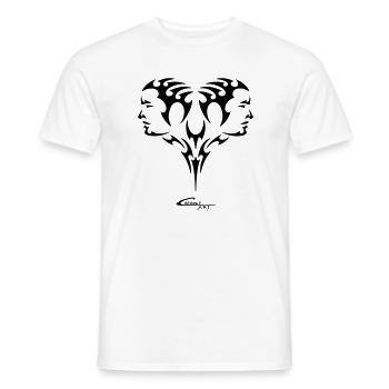Gemini - Men's T-Shirt - white - Front - AI Model Male 178 dark (178cm)
