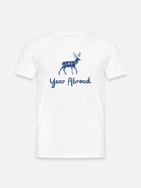 Auslandsjahr Finnland - Auslandssemester Schweden - Männer T-Shirt - Weiß