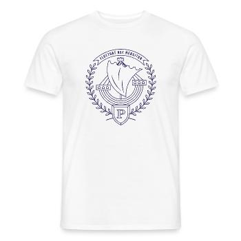 Fluctuat NEC mergitur - Men's T-Shirt - white - Front - AI Model Male 178 dark (178cm)