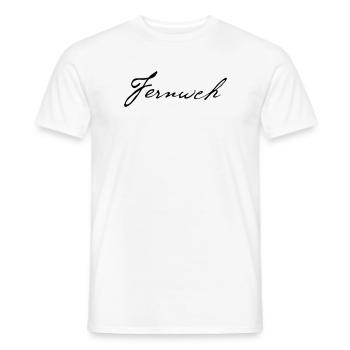 Fernweh - Männer T-Shirt - Weiß - Vorne - AI Model Male 178 dark (178cm)
