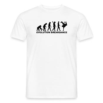 Breakdance - Männer T-Shirt - Weiß - Vorne - AI Model Male 178 dark (178cm)