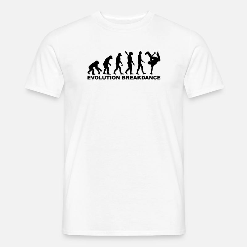 Breakdance - Männer T-Shirt - Weiß