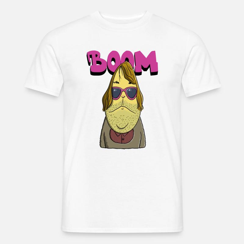 Boom - Männer T-Shirt - Weiß