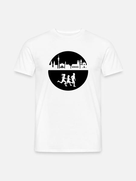 münchen marathon - Männer T-Shirt - Weiß