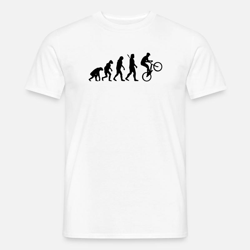 Radsport - Männer T-Shirt - Weiß