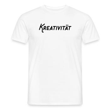 Kreativität - Männer T-Shirt - Weiß - Vorne - AI Model Male 178 dark (178cm)