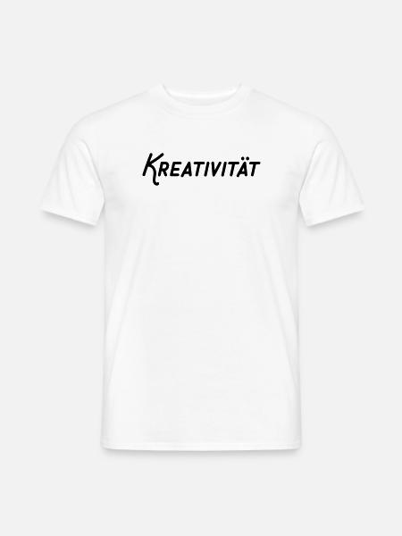 Kreativität - Männer T-Shirt - Weiß