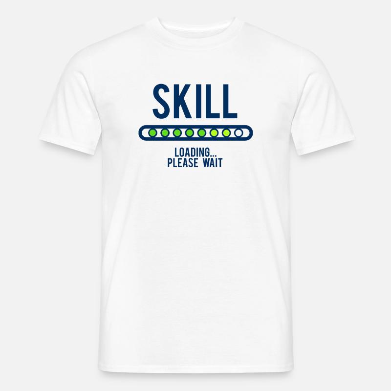 SKILL LOADING - Men’s T-shirt - white