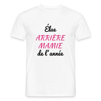 Großmütter / Oma / Mami / Großmutter / Mamy - Männer T-Shirt - Weiß - Vorne - AI Model Male 178 dark (178cm)