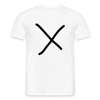 Kreuze - Männer T-Shirt - Weiß - Vorne - AI Model Male 178 dark (178cm)