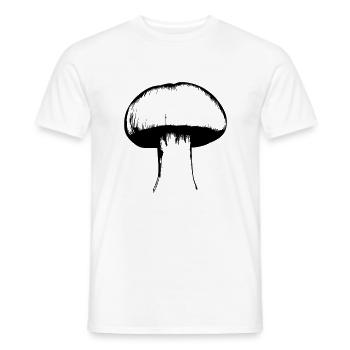 Champignons Champignons Champignons Vénéneux Mycologie Vecteur terreux 2 - T-shirt homme - blanc - Devant - AI Model Male 178 dark (178cm)