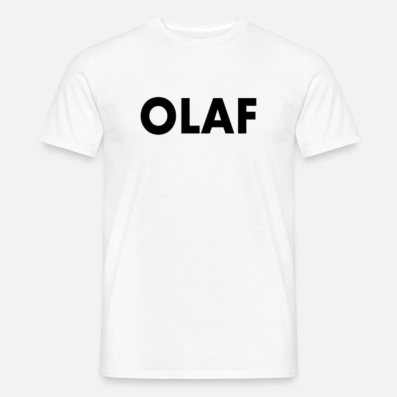 Olaf - Männer T-Shirt - Weiß