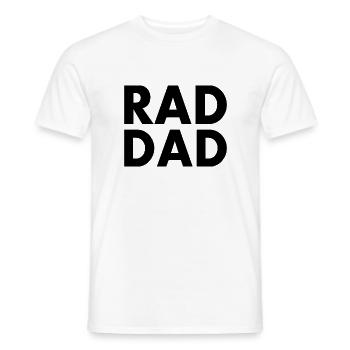 Rad dad - Männer T-Shirt - Weiß - Vorne - AI Model Male 178 dark (178cm)