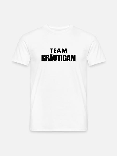 Team bräutigam - Männer T-Shirt - Weiß
