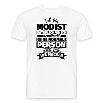 Modist Geschenke - Männer T-Shirt - Weiß - Vorne - AI Model Male 178 dark (178cm)