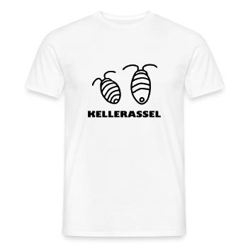 2 Kellerasseln - Männer T-Shirt - Weiß - Vorne - AI Model Male 178 dark (178cm)