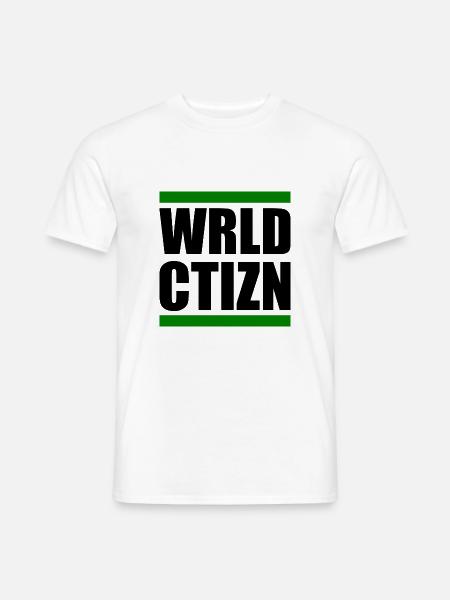world citizen - Men's T-Shirt - white