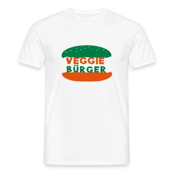 Veggie citizens - Men's T-Shirt - white - Front - AI Model Male 178 dark (178cm)
