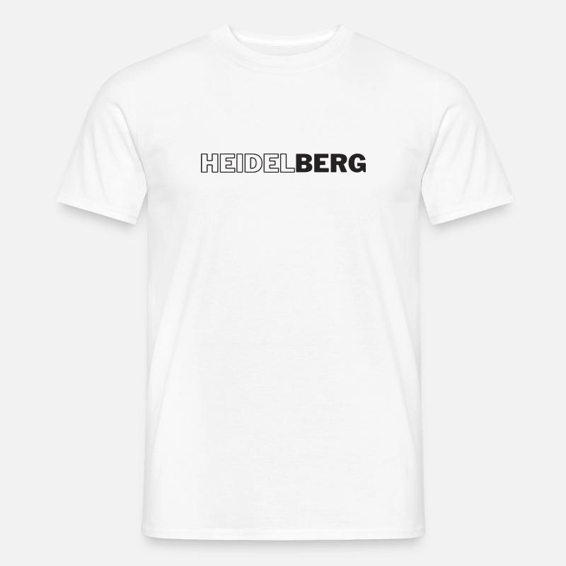 Heidelberg - Männer T-Shirt - Weiß