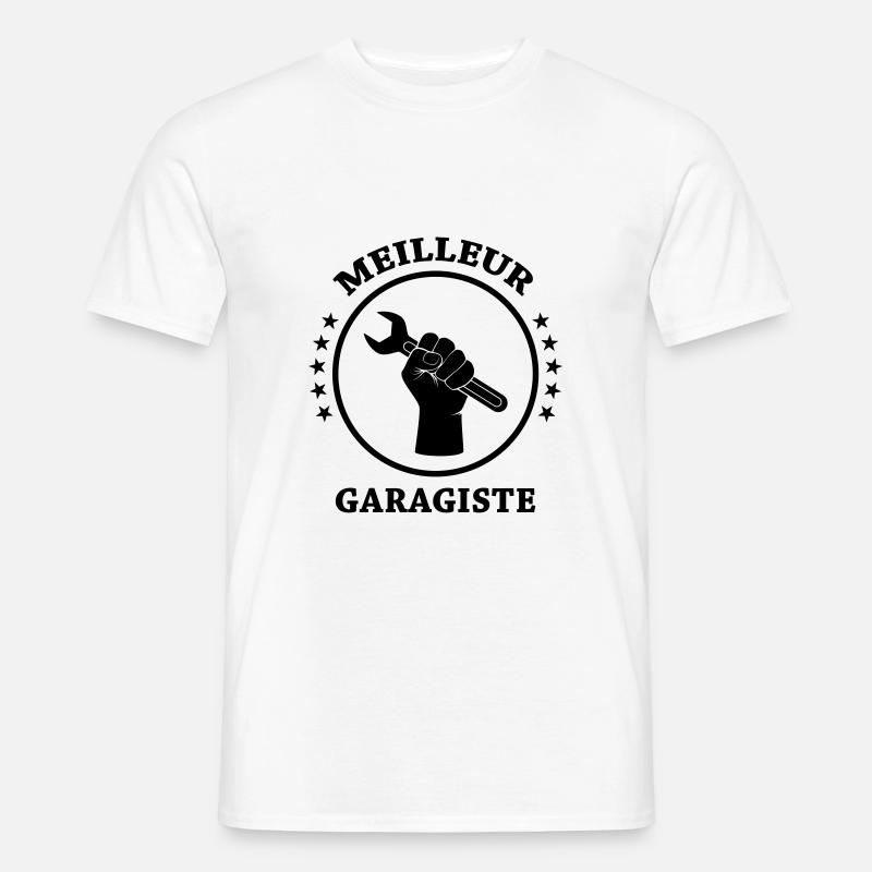 Bester Mechaniker - Männer T-Shirt - Weiß
