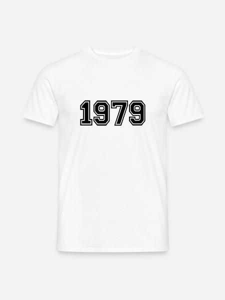 1979 - Männer T-Shirt - Weiß