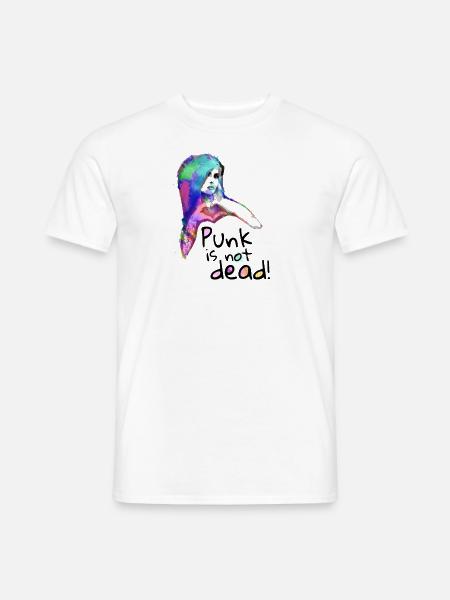 Punk, Punk is niet, dood, Punks, Rock, Punkrock, emo - Heren T-shirt - wit