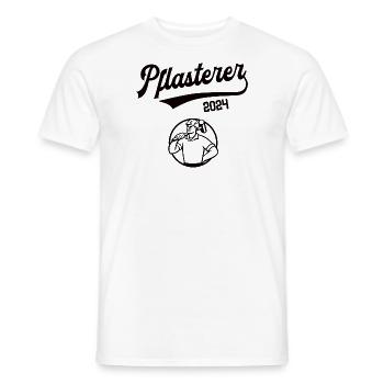 Pflasterer 2024 Beruf Steinsetzer Lehre Lehrling - Männer T-Shirt - Weiß - Vorne - AI Model Male 178 dark (178cm)