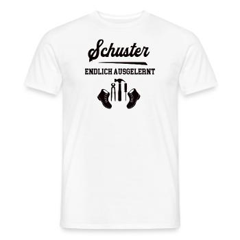 Schuster Ausbildung Bestanden Azubi Schusterei - Männer T-Shirt - Weiß - Vorne - AI Model Male 178 dark (178cm)