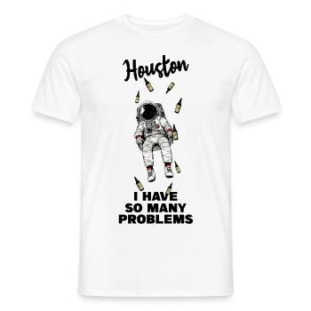 Houston - T-shirt homme - blanc - Devant - AI Model Male 178 dark (178cm)