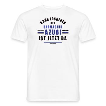 Azubi Uhrmacher Lehre Ausbildung Juwelier - Männer T-Shirt - Weiß - Vorne - AI Model Male 178 dark (178cm)