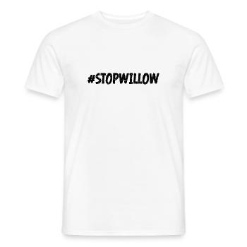 Protect Our Planet Preserve Future Stop Willow - Männer T-Shirt - Weiß - Vorne - AI Model Male 178 dark (178cm)